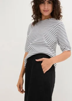 Bermuda en mélange lin et viscose