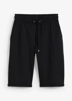 Bermuda en molleton à ourlet