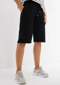 Bermuda en molleton à ourlet