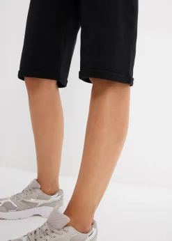 Bermuda en molleton à ourlet