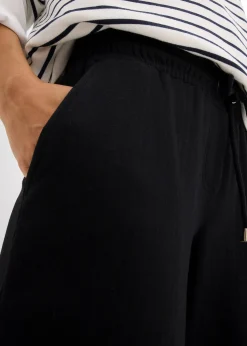 Bermuda en molleton à ourlet