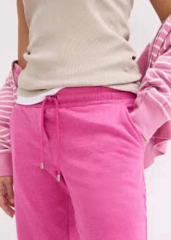 Bermuda en molleton à ourlet