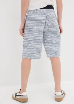 Bermuda en molleton doux, coton mélangé