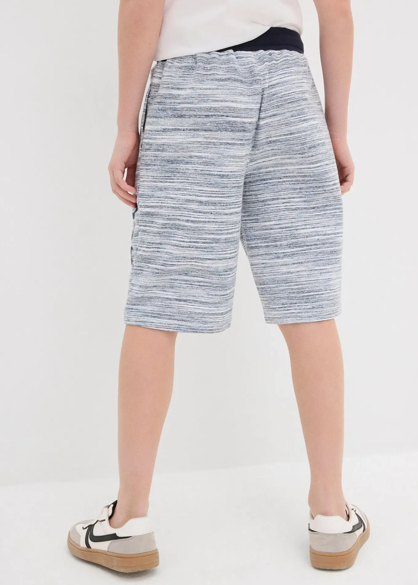 Bermuda en molleton doux, coton mélangé