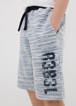 Bermuda en molleton doux, coton mélangé