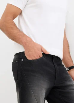 Bermuda en molleton effet jean, loose