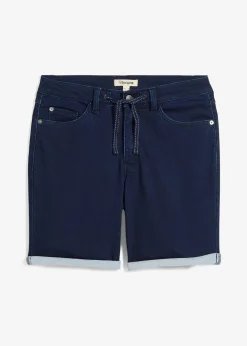 Bermuda en molleton effet jean, Regular
