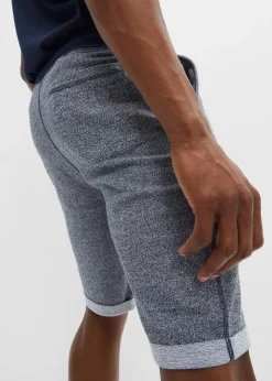 Bermuda en sweat effet jean