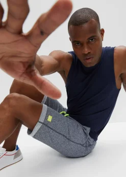 Bermuda en sweat effet jean