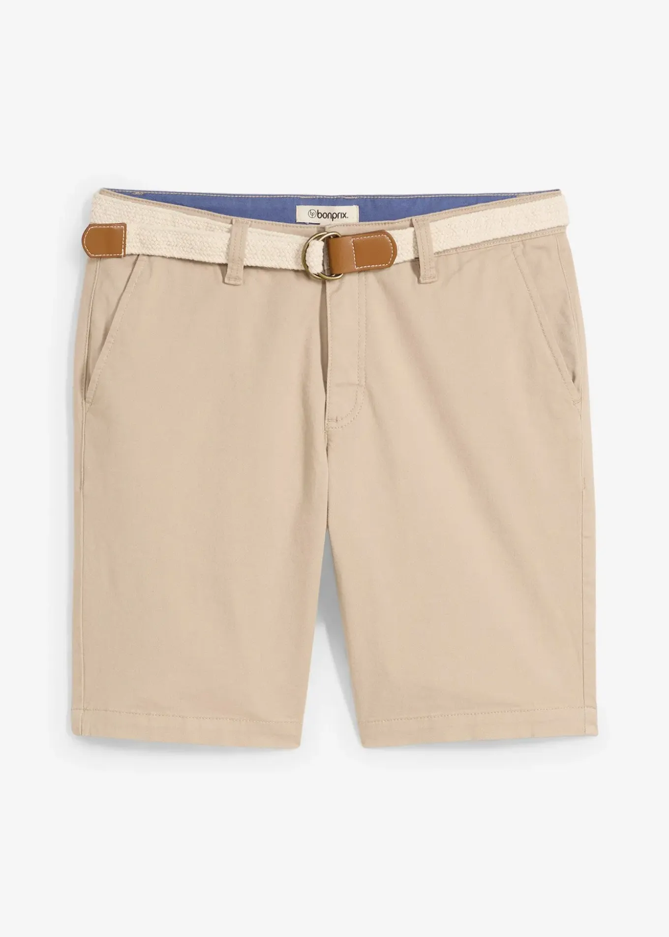 Bermuda extensible avec ceinture, Regular