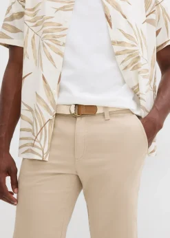 Bermuda extensible avec ceinture, Regular