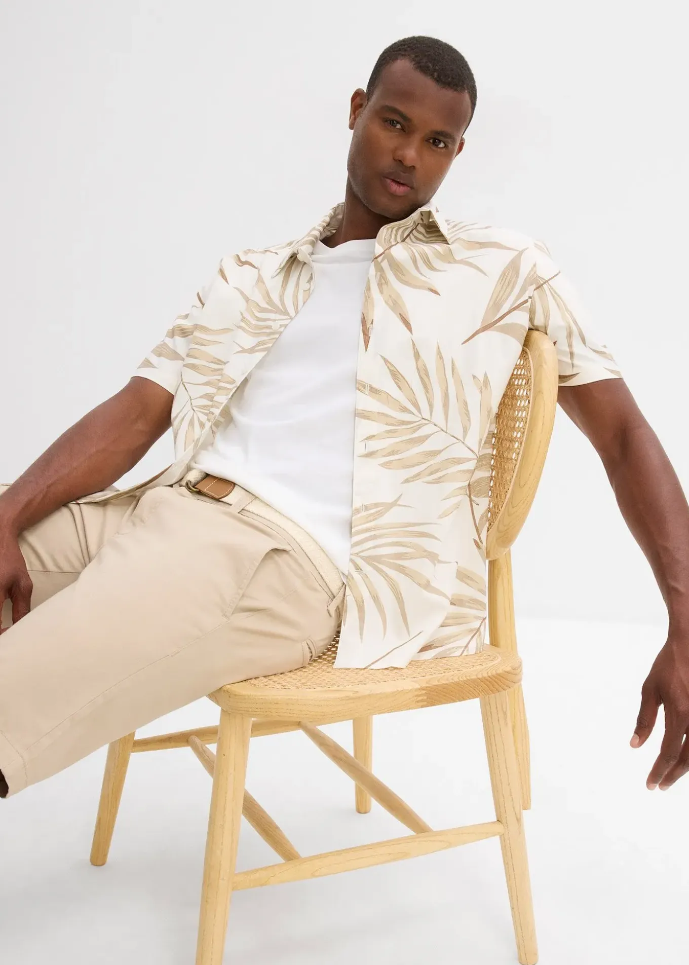 Bermuda extensible avec ceinture, Regular