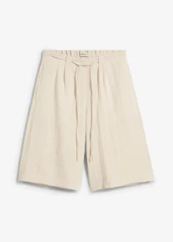 Bermuda fluide en viscose mélangée