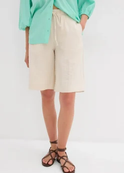 Bermuda fluide en viscose mélangée