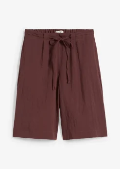 Bermuda fluide en viscose mélangée