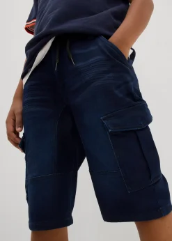 Bermuda jean en molleton, Regular