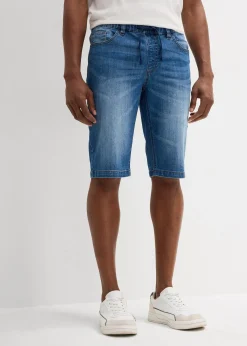 Bermuda léger en jean et molleton, Regular