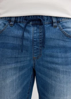 Bermuda léger en jean et molleton, Regular