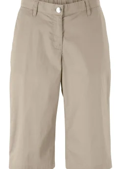 Bermuda long à taille élastiquée