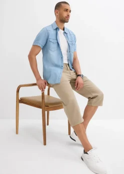 Bermuda long avec poches plaquées, Regular Fit