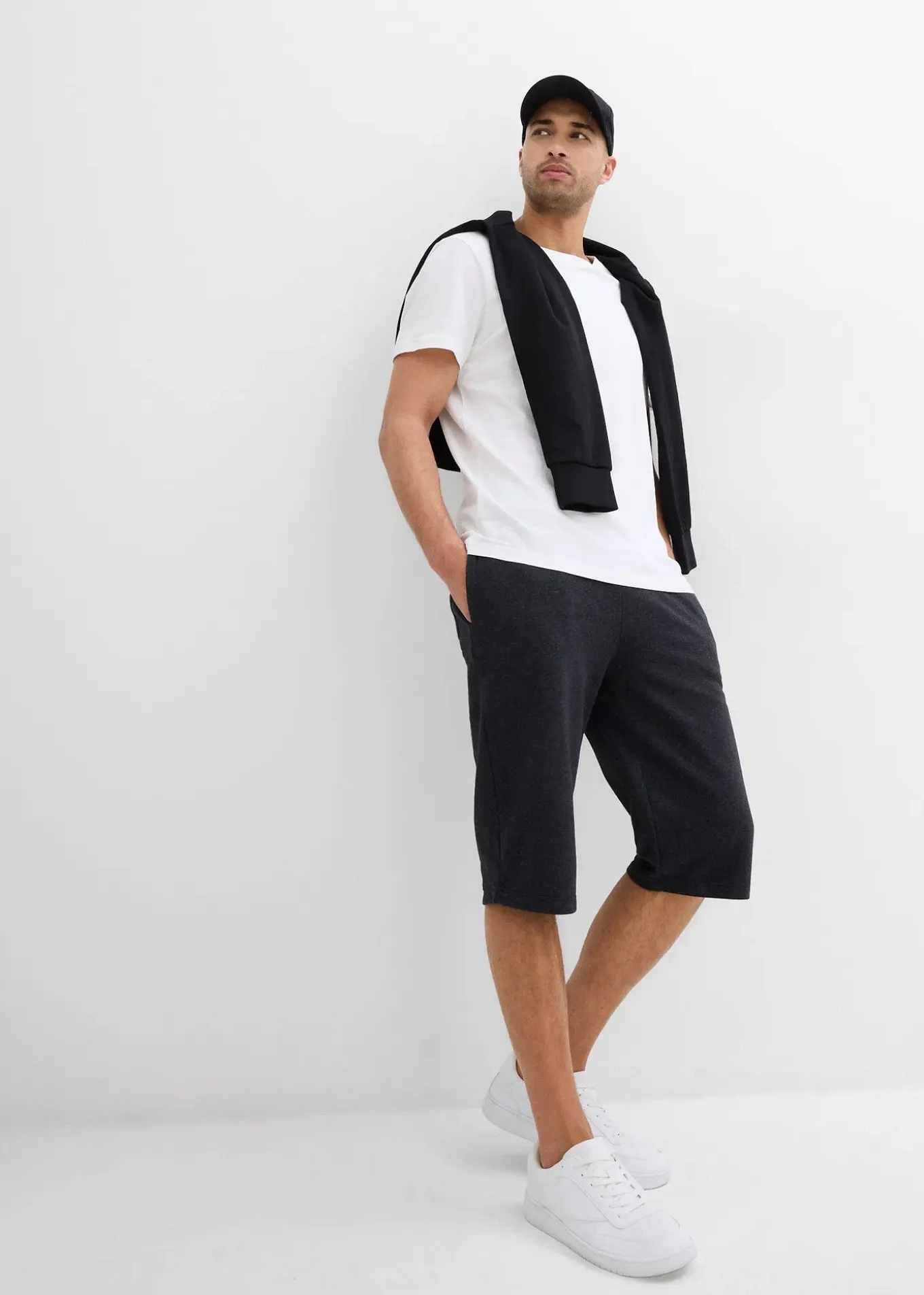 Bermuda long en molleton