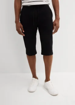 Bermuda long et ample en gaze de coton