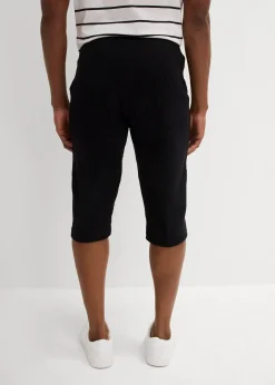 Bermuda long et ample en gaze de coton