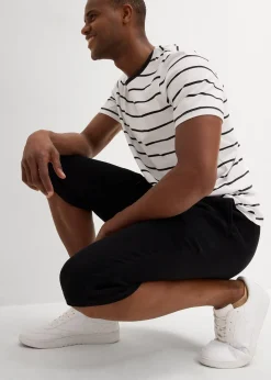 Bermuda long et ample en gaze de coton