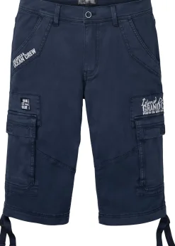 Bermuda long et regular avec poches cargo