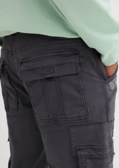 Bermuda long et regular avec poches cargo