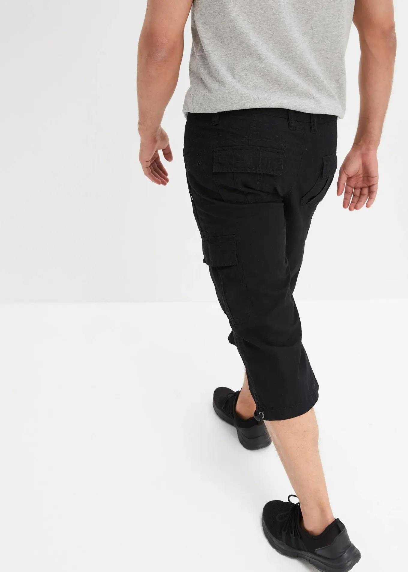 Bermuda long poches cargo regular 100% coton