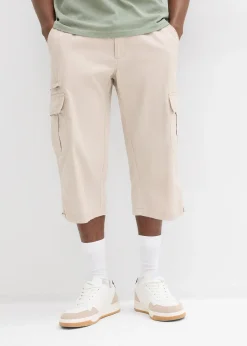 Bermuda long poches cargo regular 100% coton