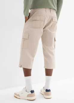 Bermuda long poches cargo regular 100% coton