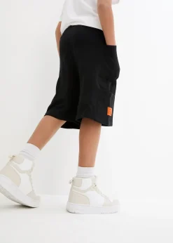 Bermuda sweat 100% coton, poches cargo