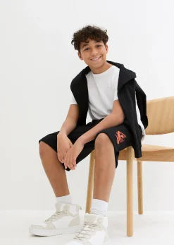 Bermuda sweat 100% coton, poches cargo