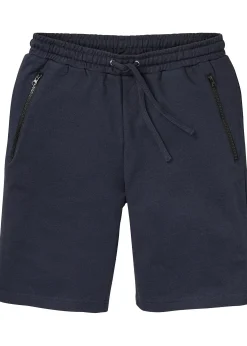 Bermuda sweat avec poches latérales zippées