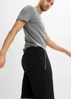 Bermuda sweat avec poches latérales zippées