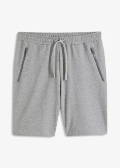 Bermuda sweat avec poches latérales zippées