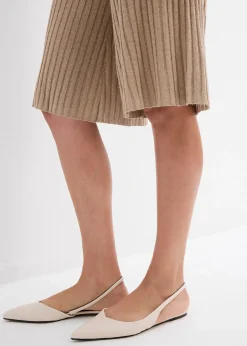 Bermuda taille haute en maille de viscose mélangée