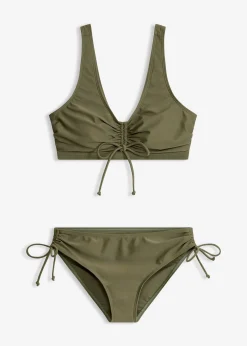 Bikini brassière (ens. 2 pces) avec liens à nouer