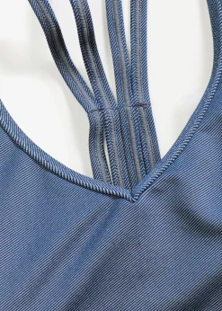 Bikini brassière (ens. 2 pces) aspect jean