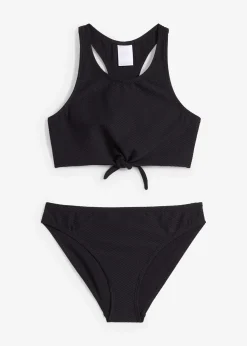 Bikini en matière texturée (ens. 2 pces)