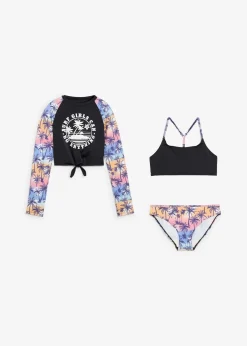 Bikini et haut de maillot (ens. 3 pces.)