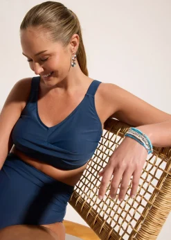 Bikini sculptant (ens. 2 pces) maintien léger, style croisé