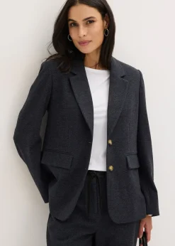 Blazer à boutonnage simple