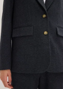 Blazer à boutonnage simple