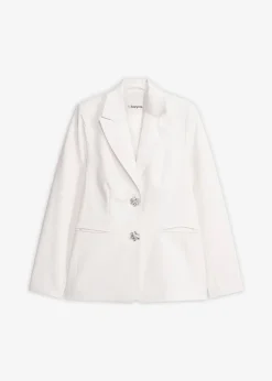 Blazer à boutons décoratifs