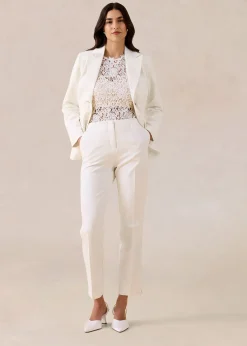 Blazer à boutons décoratifs