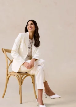 Blazer à boutons décoratifs