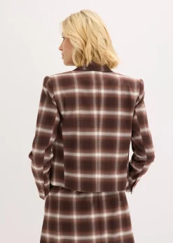 Blazer à carreaux